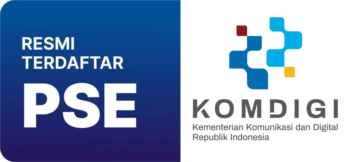 Terdaftar sebagai Penyelenggara Sistem Elektronik di Kominfo
